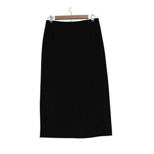 NWT Joseph Ribkoff Midi Pencil Skirt Size 6 Black Career Office Business Classic
